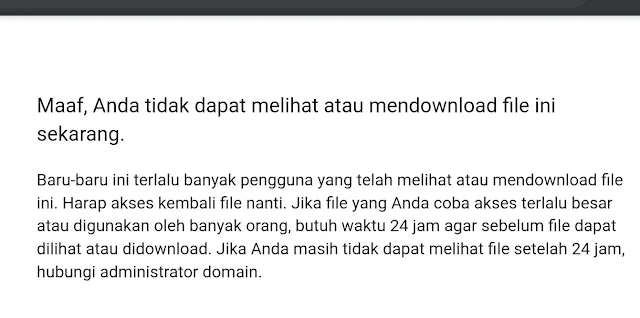 Cara Mengatasi Limit Google Drive