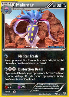 Malamar Pokemon X and Y Card