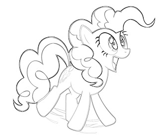 #7 Pinkie Pie Coloring Page