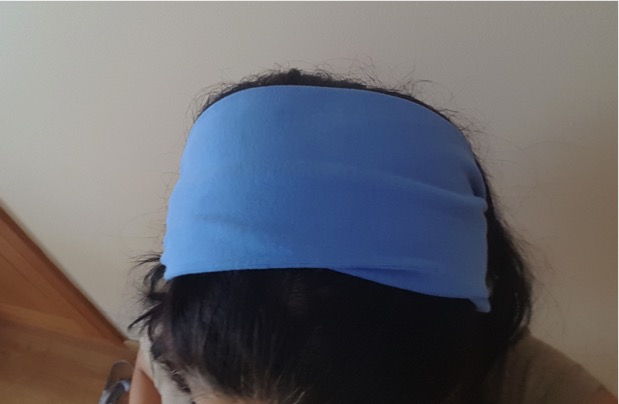 Upcycled: old t-shirt to headband