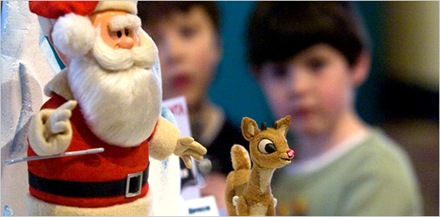 Rudolph the Red-Nosed Reindeer Cake Toppers