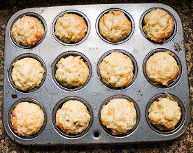 Food Lust People Love: Cheesy artichoke dip mini muffins are made with all of the wonderful ingredients of our favorite hot baked dip: artichokes, of course, along with Parmesan cheese, mayonnaise and green chiles.