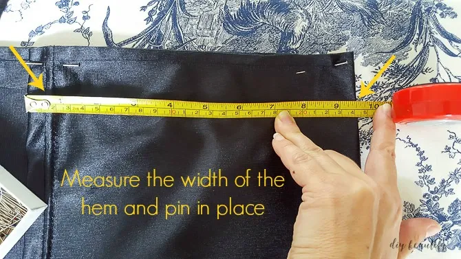 measure and pin