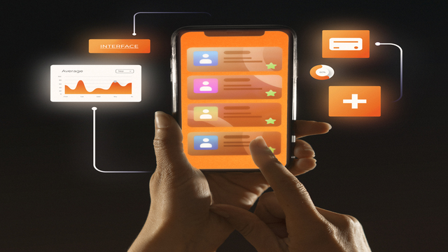 person accessing on user experience smartphone