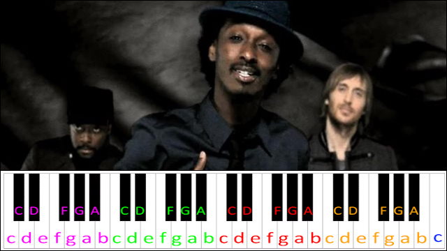 Wavin' Flag by K'NAAN (Hard Version) Piano / Keyboard Easy Letter Notes for Beginners