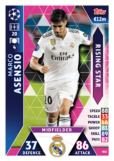 Match Attax UEFA Champions League 2018 2019 Real Madrid CF Set