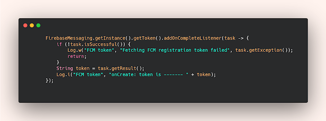 Firebase (FCM) how to get token
