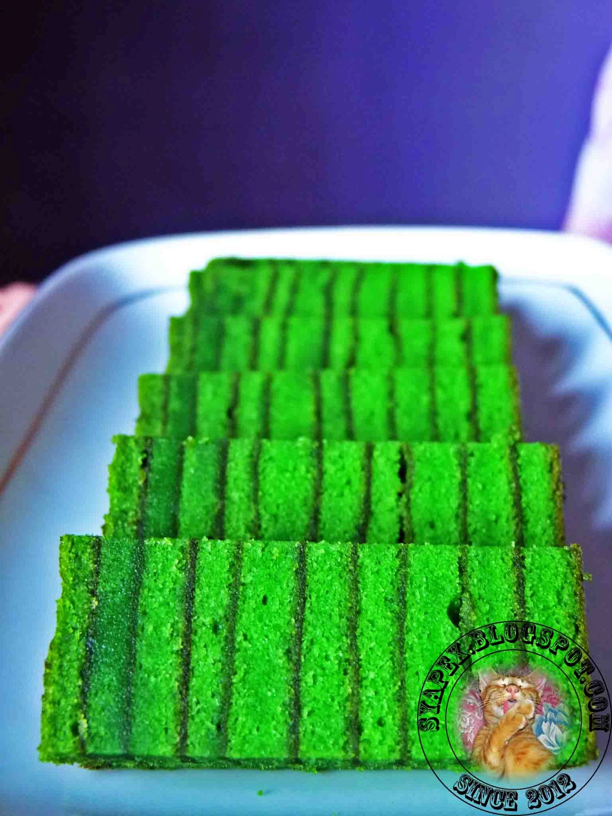 Syapex kitchen: Kek Lapis Evergreen