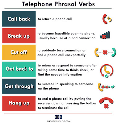 Telephone phrasal verbs