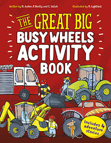 The Great Big Busy Wheels Activity Book Cover