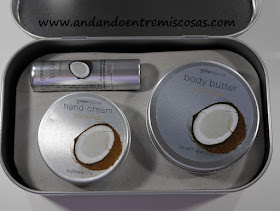 Kit de manteca corporal, crema de manos y bálsamo labial de Coco Greenland
