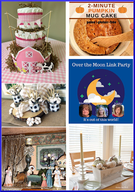 Over The Moon Linky Party. Share Now. DIY, crafts, recipes, stories. #OTM #overthemoon #eclecticredbarn