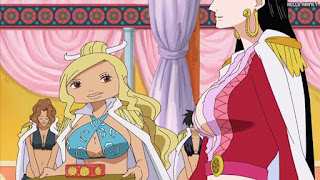 ワンピースアニメ 女ヶ島編 411話 エニシダ アマゾン・リリー | ONE PIECE Episode 411