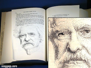 Mark Twain - (i) inspired by photo by A. F. Bradley