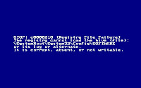 Blue Screen Windows XP