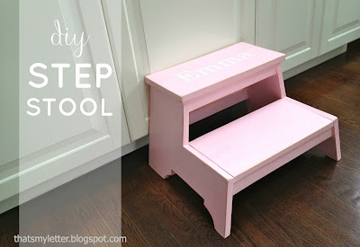 child step stool plans