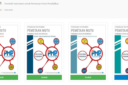 Donwload Intrumen PMP Jenjang SD,SMP,SMA dan SMK