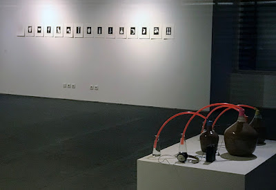 au premier plan, instalation de Zabo Chaland