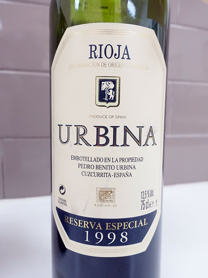 Urbina Especial Reserva 1998 (92 pts)