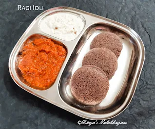 Ragi idli,finger millet idli