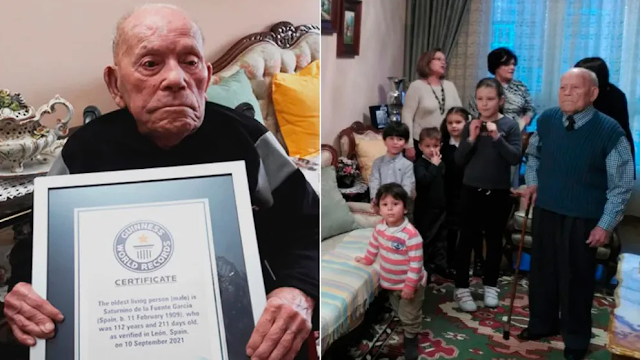 Murió el hombre más viejo del mundo: tenía 112 años y 341 días
