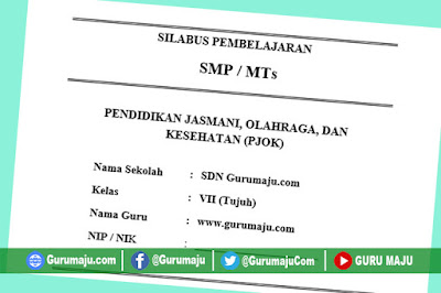 Download Rpp Silabus Prota Promes Dan Kkm Pjok Smp K Silabus Pjok Smp Kurikulum 2013 Revisi
