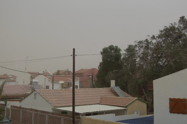 sand storm in israel