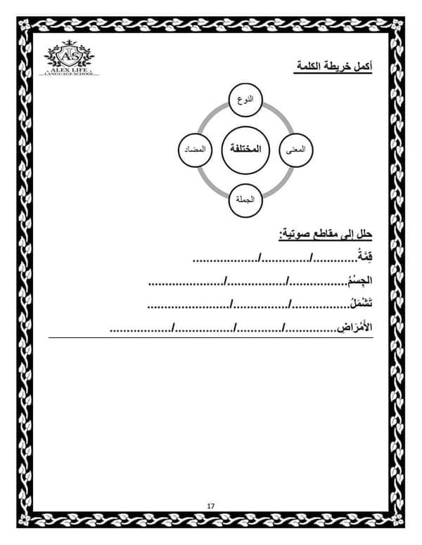 مذكرة اللغة العربية  شرح وسؤال وجواب وتدريبات متنوعة وقواعد نحوية  للصف السادس الابتدائى الترم الأول 2021