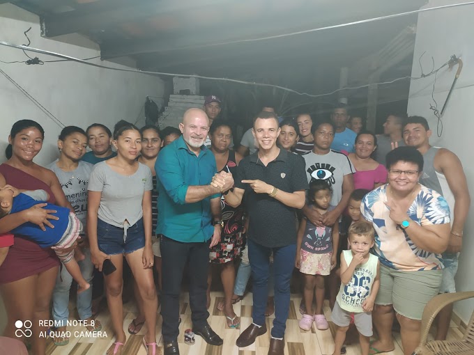    DEU NO BLOG FOLHA DE CUXÁ: Wilton Lima recebe apoio de moradores de Vila Nova dos Martírios em sua pré-candidatura a deputado estadual