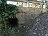 Pont sota la carretera que ens permet passar a l'altra banda