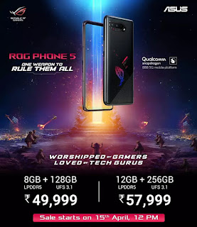 Asus ROG Phone 5 true gaming smartphone features and specifications