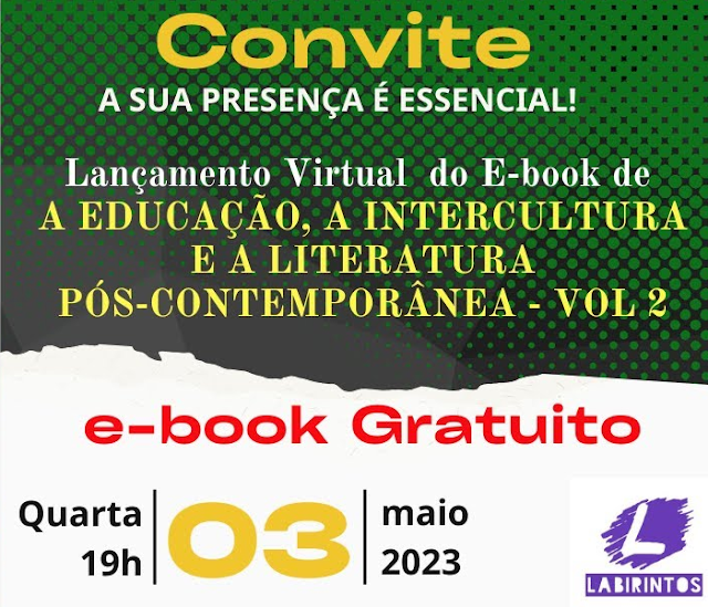 LIVE de Lançamento do novo livro -  "A Educação, a Intercultura e a Literatura Latinas em tempos da Pós-Modernidade" - volume 2