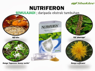 Nutriferon; Shaklee Labuan; Kuatkan imunasi badan; ganti panadol 