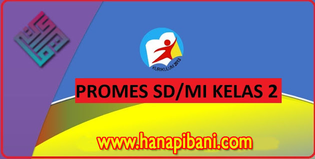 Promes Kelas 2 Kurikulum 2013 Tahun 2021/2022