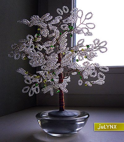 beaded tree