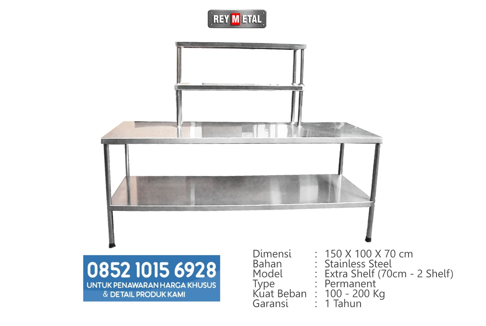 Jual Meja Dapur Stainless Murah di Magelang 