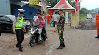 TNI-POLRI Bersama Gugus Tugas Covid-19 Perketat Pemeriksaan di Pintu Masuk Kota Bandarlampung