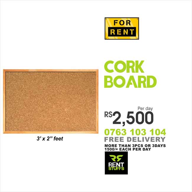 Cork Boards for Rent or Sale