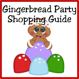 Decorate, plan, and party like the most amazing party planners with this Gingerbread party shopping guide.  You'll find everything you need to make your party amazing.