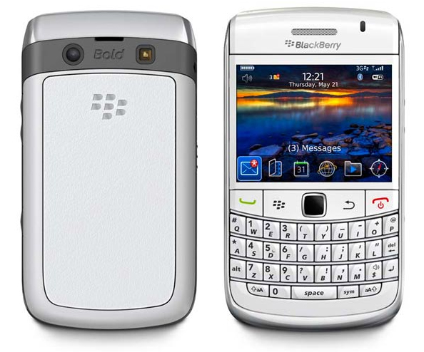 A Blackberry Bold 9700 (in