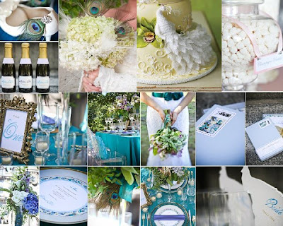 Peacock Themed Wedding Ideas on The Wedding Decorator  A Peacock Themed Wedding