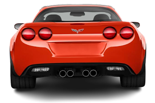 red corvette car png
