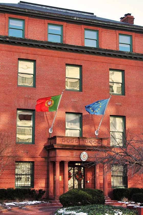 Portuguese Embassy in Washington DC, USA.
