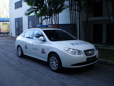 Hyundai avante s police car