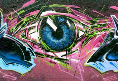eyegasm graffiti idea