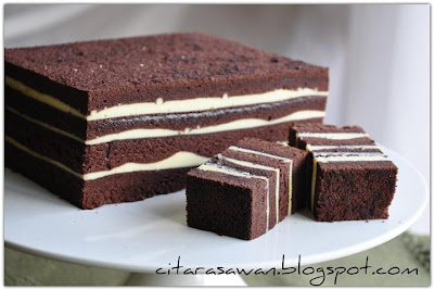 Kek Lapis Kukus Keju Brownies ~ Blog Kakwan