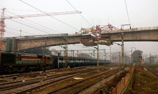 Lucknow Metro’s 255m Cantilever Bridge Completed