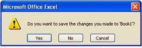 Kotak Dialog Penyimpanan MS Excel