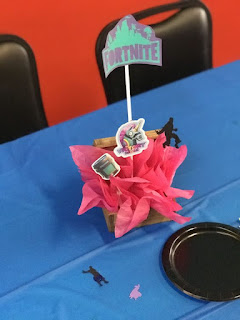 centros de mesa para fiesta de Fortnite 7