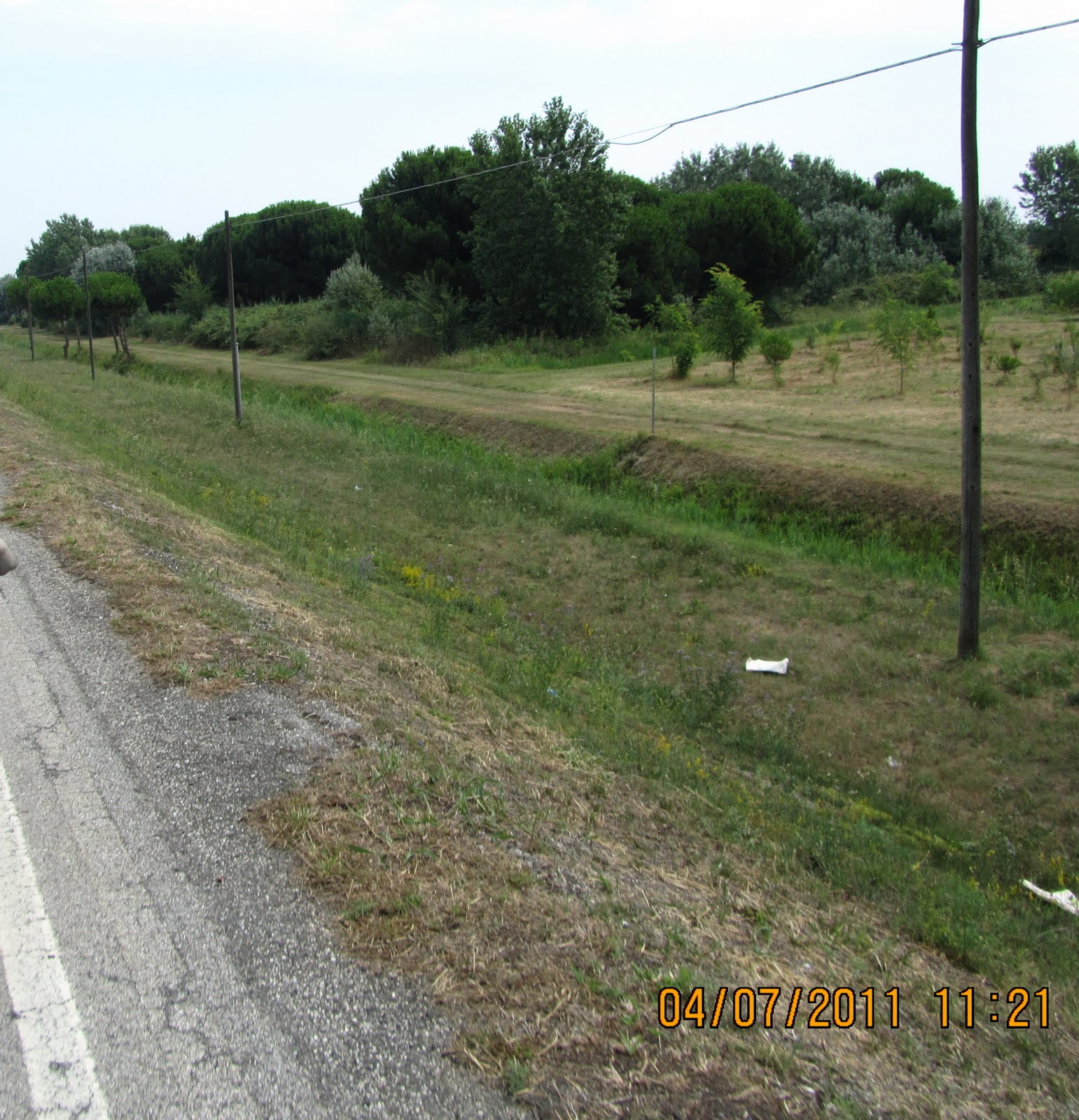 in bicicletta dal lido degli estensi al lido di volano